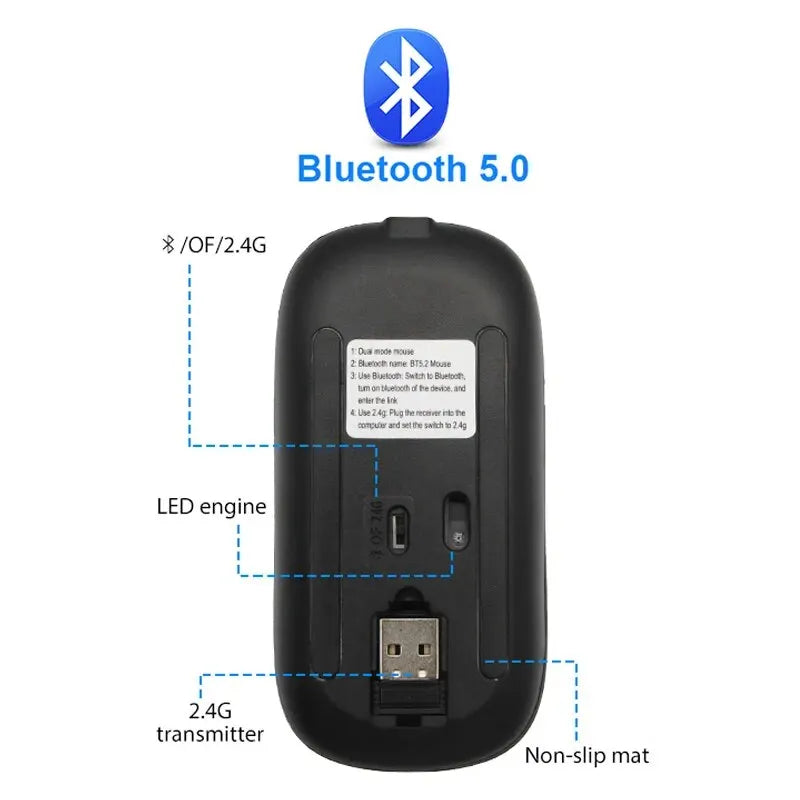 RGB Rechargeable Wireless Mouse