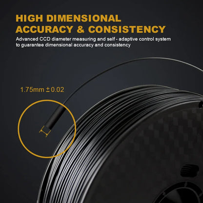 Black TPU Flexible Filament 1.75mm – 100g / 250g Soft 95A for FDM 3D Printers