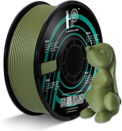 HP3DF Matte PLA Filament 1.75mm – 1kg No Bubble Smooth Finish for FDM 3D Printers
