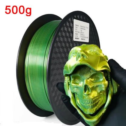 EasyThreed Dual Color Silk PLA Filament 1.75mm – 1kg Multicolor for FDM 3D Printers