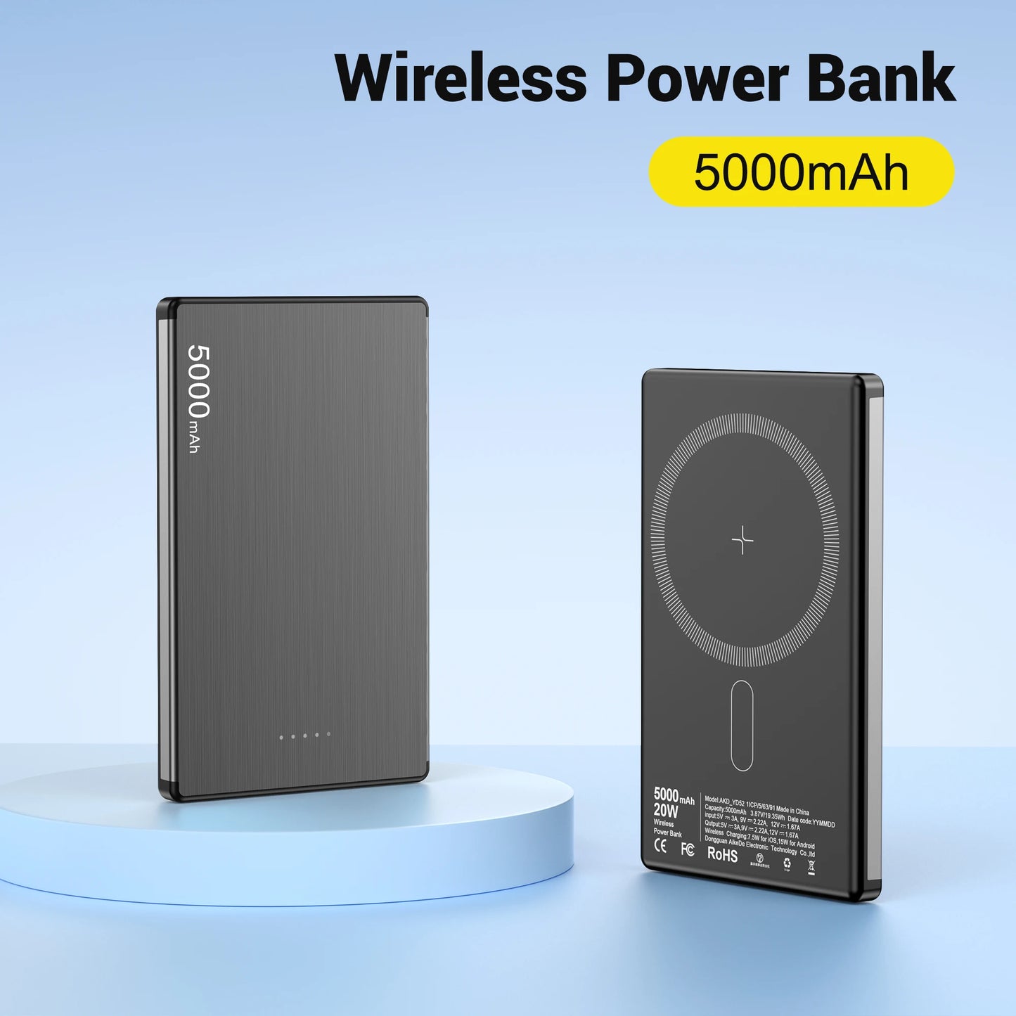 Magnetic Wireless Power Bank 15W