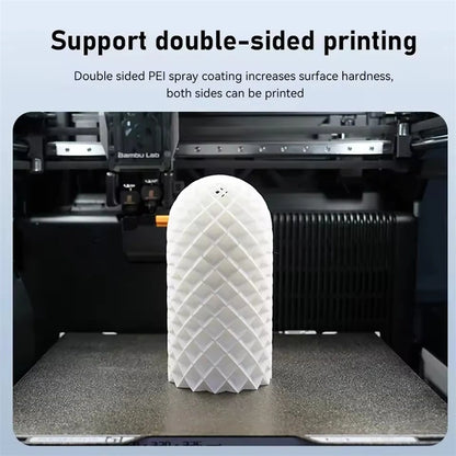 Bambu Lab H2D Build Plate – Double-Sided PEI / PEY / PET / PEO 325x355mm