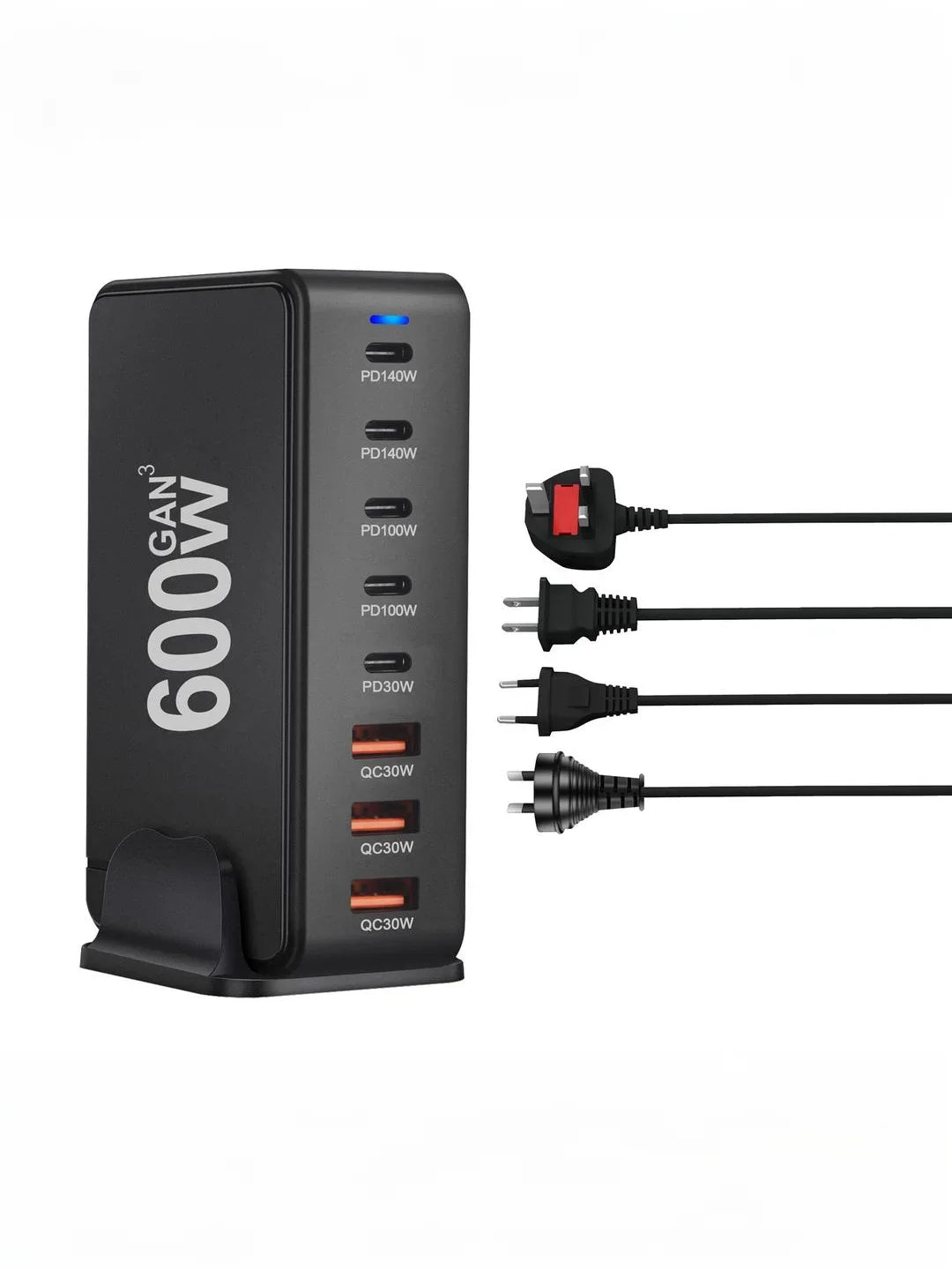 600W Multi-Port GaN Charger