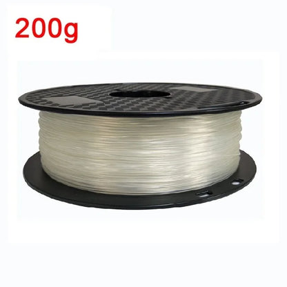Flexible TPU Filament 1.75mm – 200g Translucent Glow-in-the-Dark 95A for FDM 3D Printers