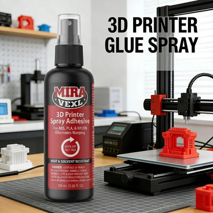 3D Printer Bed Adhesive Spray – Anti-Warping Easy Release for PLA, ABS, PETG & TPU