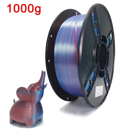 EasyThreed Dual Color Silk PLA Filament 1.75mm – 1kg Multicolor for FDM 3D Printers