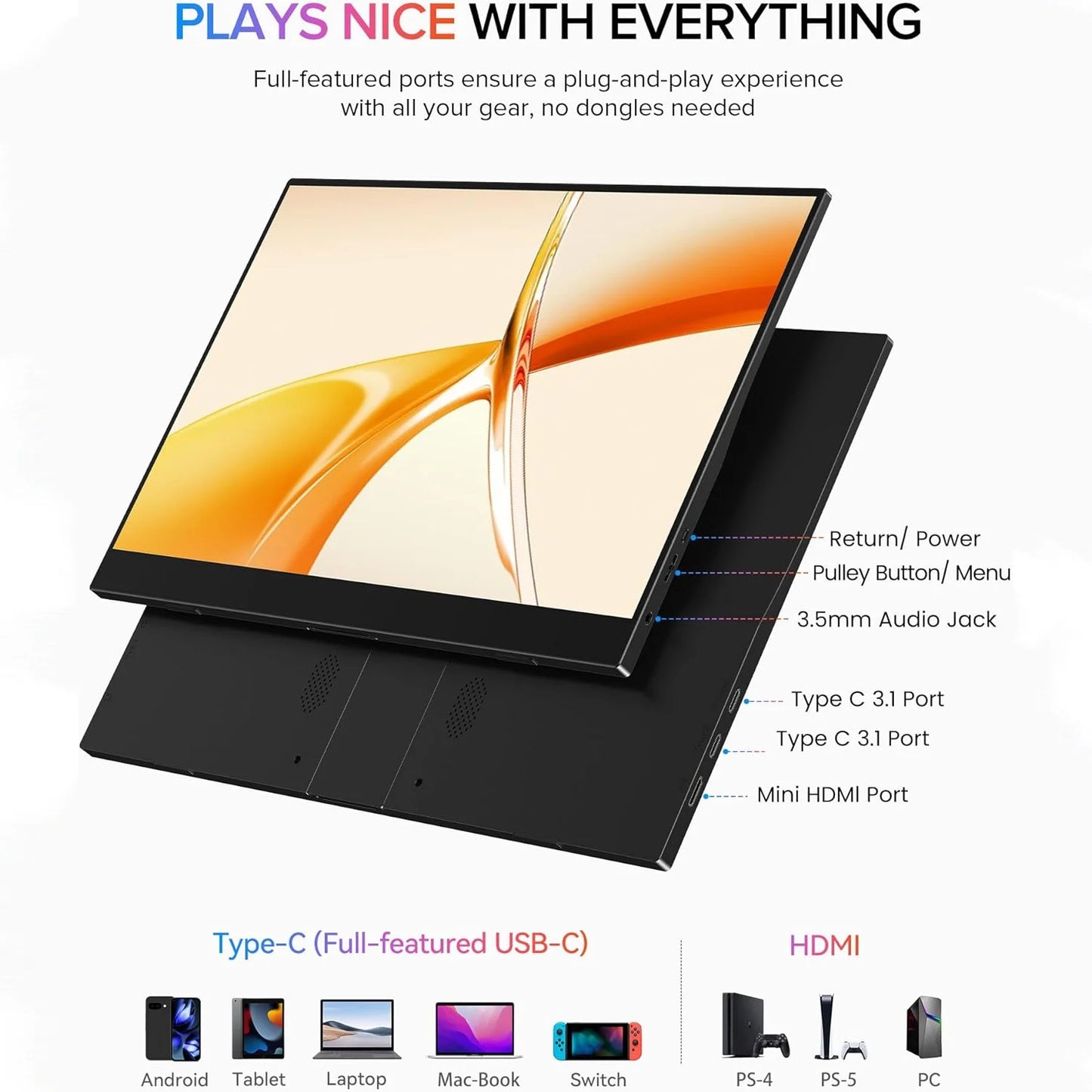 15.6" Portable Monitor