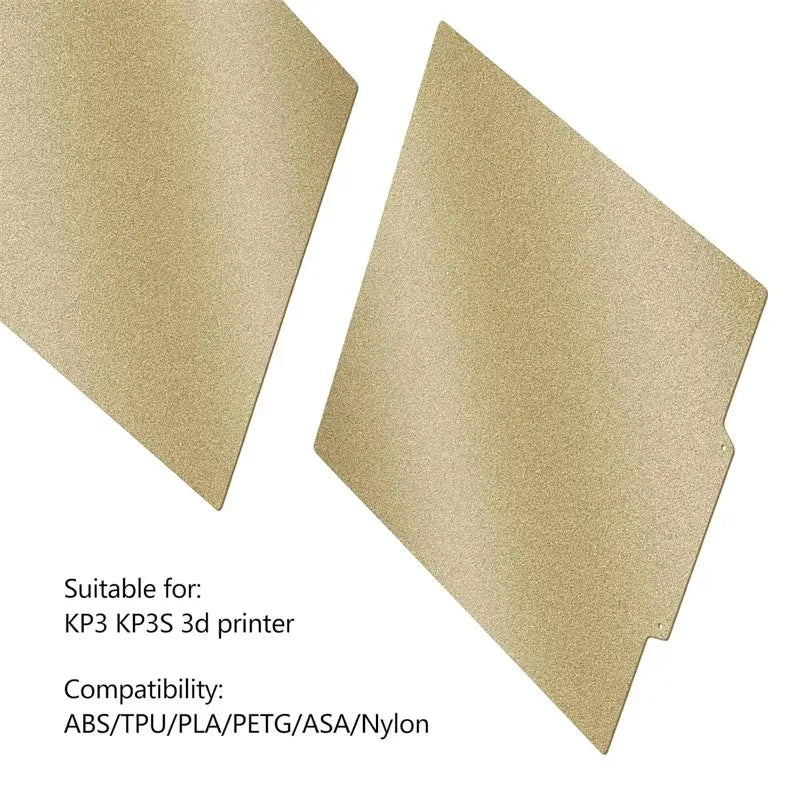PEI Build Plate 180x180mm – Double-Sided Textured Spring Steel Sheet for Kingroon KP3 / KP3S