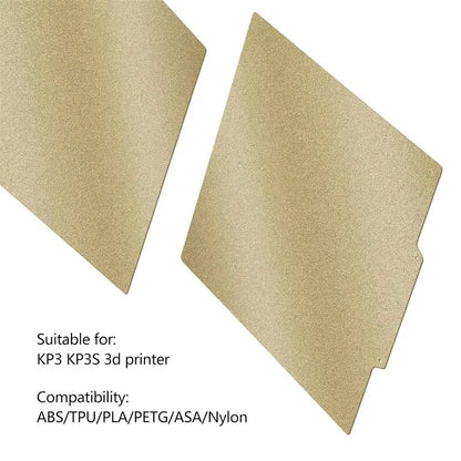 PEI Build Plate 180x180mm – Double-Sided Textured Spring Steel Sheet for Kingroon KP3 / KP3S