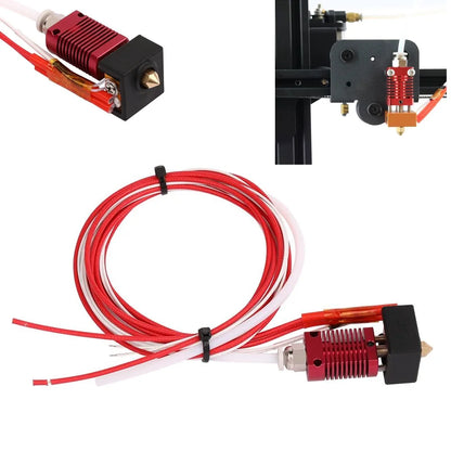Creality Ender 5 Hotend Kit 24V – Assembled Extruder Head with Silicone Cover