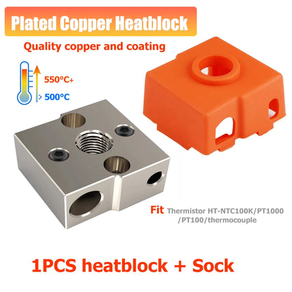 Hotend Kit for Ender 3 Neo / V2 Neo / Max Neo – J-Head Heatbreak, Nozzle Block & 1.5m Heater Thermistor